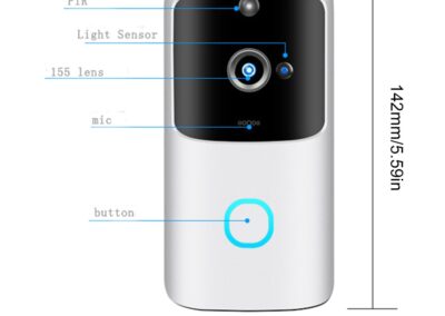 Wireless HD Visual WIFI Doorbell PIR Infrared Night Vision Video Camera Remote Home Monitoring Intercom Weatherproof Doorbell
