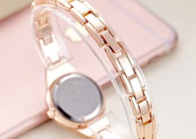 JW Rose Gold Quartz Watch Women Clock Luxury Brand Stainless steel Bracelet watches Ladies Dress Crystal Wristwatches relogio