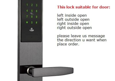 Security Electronic Keyless Door Lock Digital Smart APP WIFI Touch Screen Keypad Password Lock Door